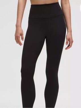 Lululemon align Black High-Waist Yoga Leggings stretch 6 28” inseam
